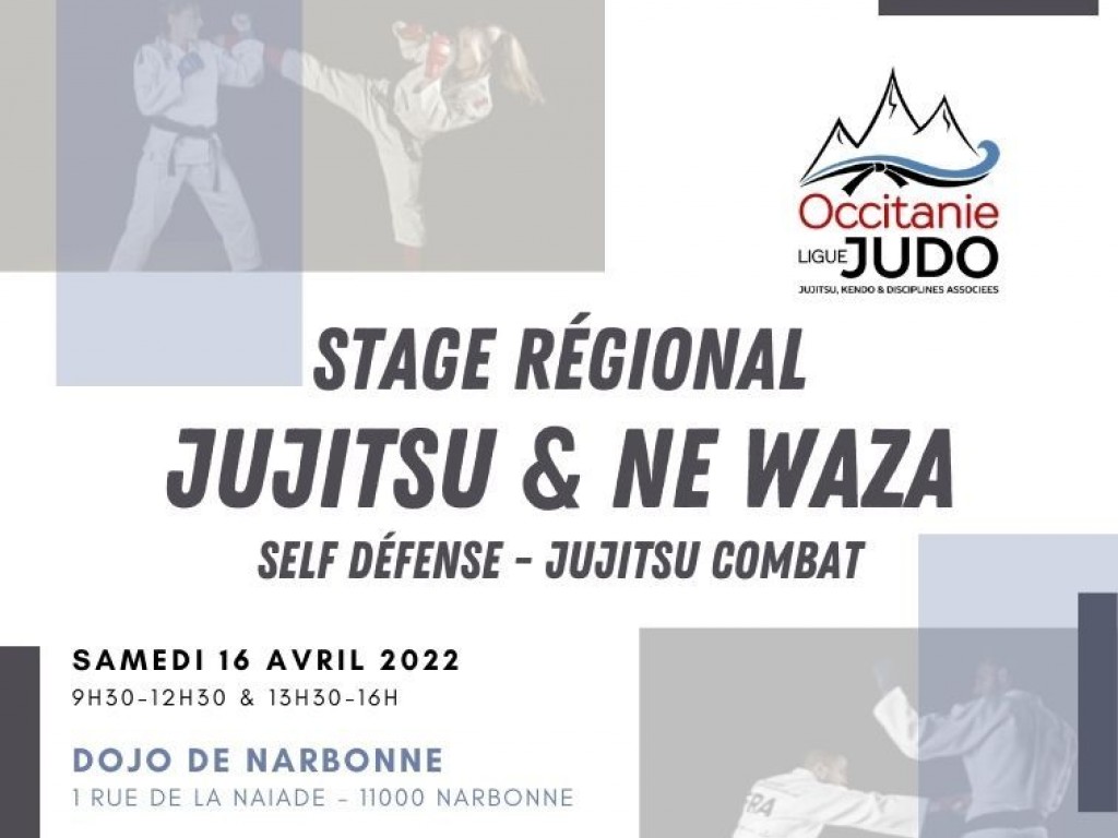 Image de l'actu 'Stage Régional Jujitsu & Ne Waza - Narbonne 16 Avril 2022'