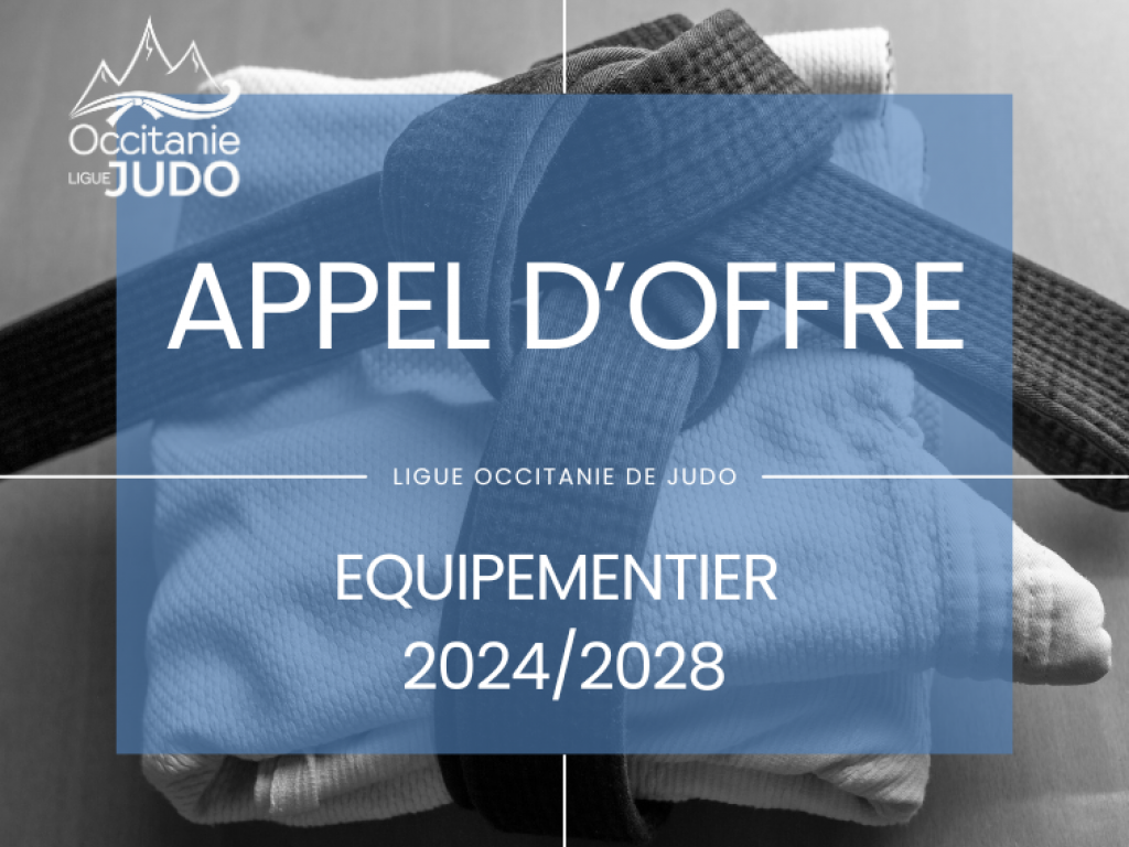 Image de l'actu 'Appel d'Offre équipementier 2024/2028 - Ligue Occitanie de Judo'