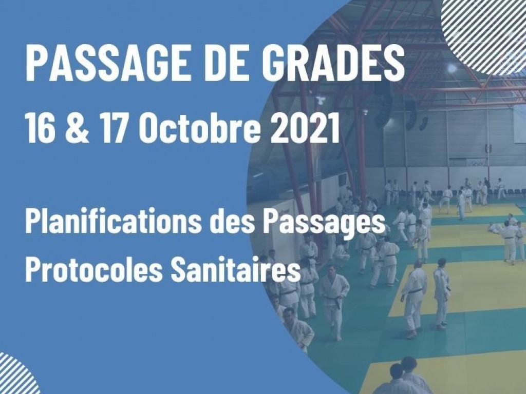 Image de l'actu 'Passage de Grades - Blocs et protocoles sanitaires'