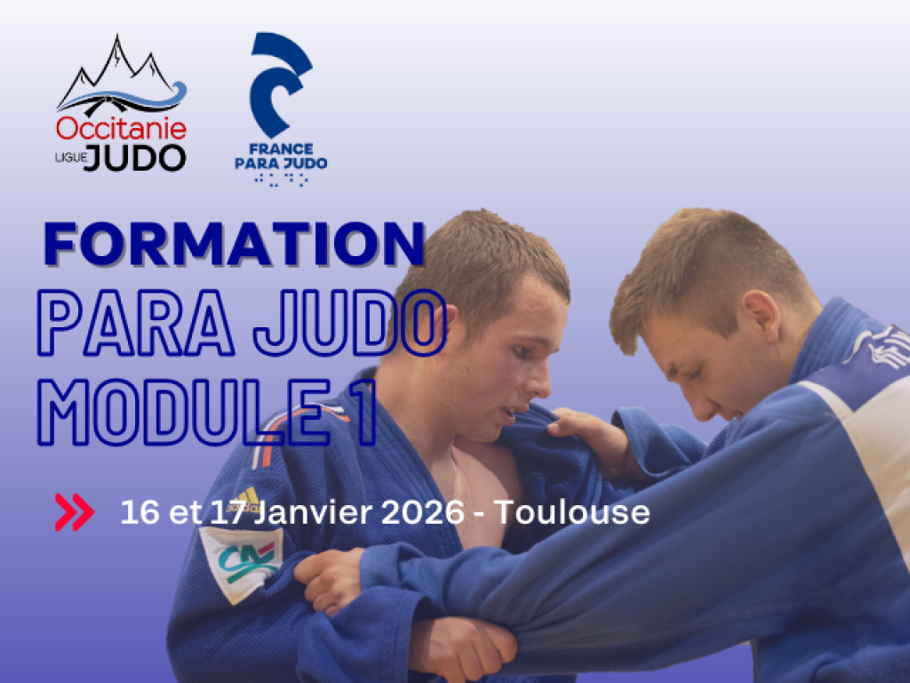 Image de l'actu 'Formation Module 1 Para Judo 2026'
