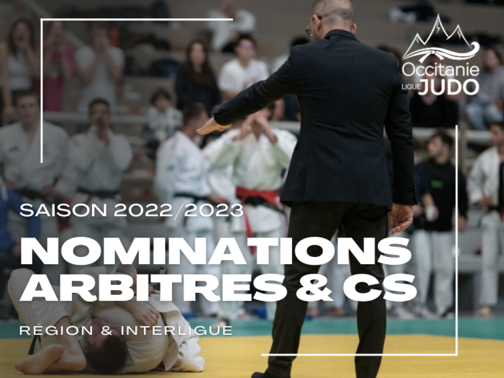 Image de l'actu 'Nominations Régionales & Inter-Ligues Arbitres et CS !'