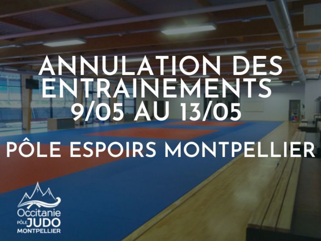 Image de l'actu 'ANNULATION - Entrainements du Pôle Espoirs Montpellier - 9 au 13 Mai 2022'