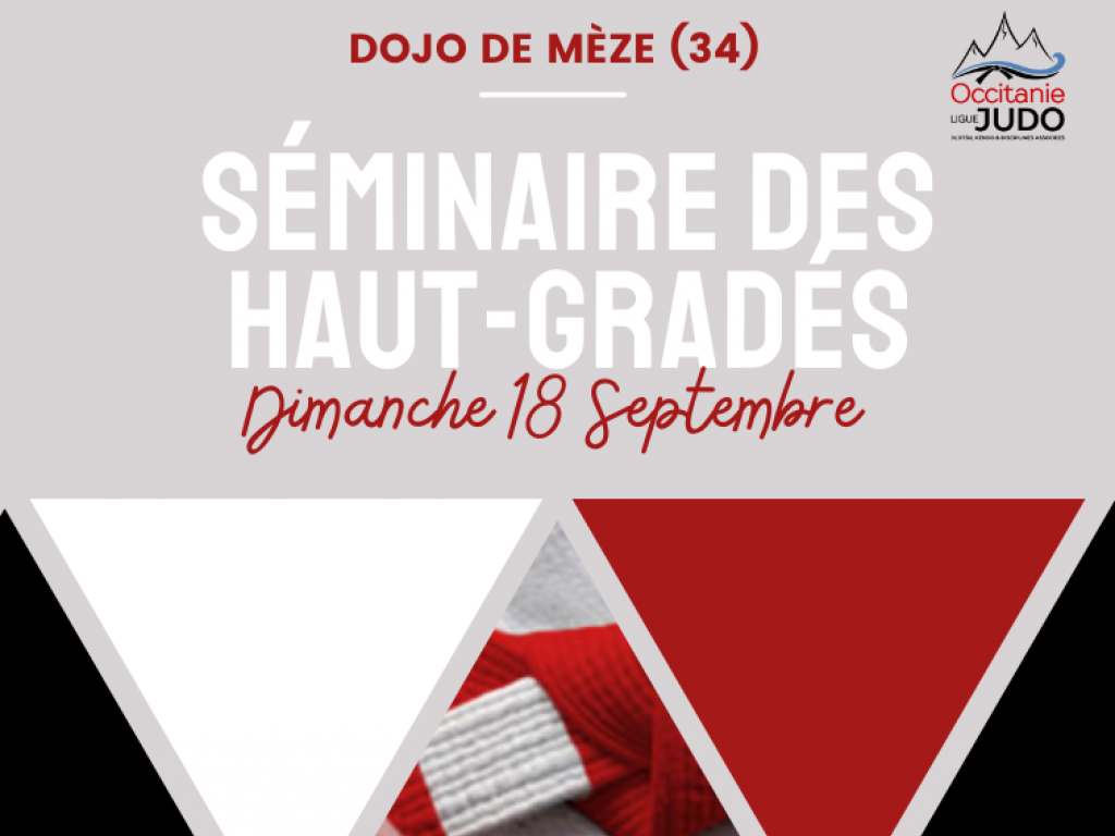 Image de l'actu 'Séminaire des Haut-Gradés de la Ligue Occitanie de Judo 2022'