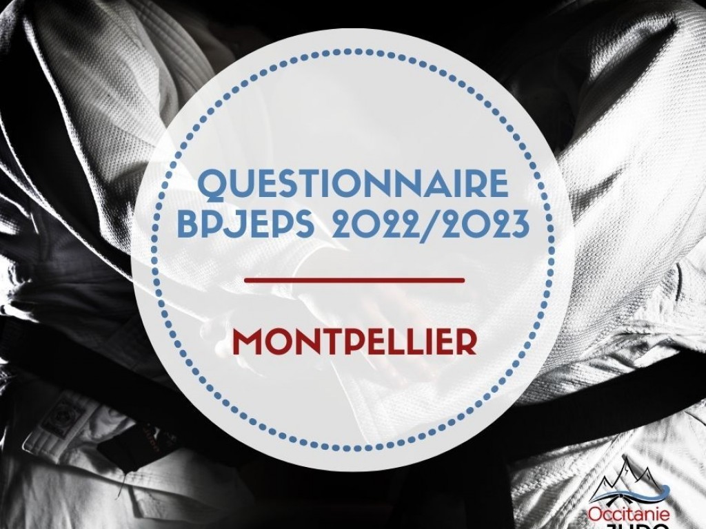 Image de l'actu 'BPJEPS Montpellier 2022-2023 - Pré-Inscriptions Ouvertes'