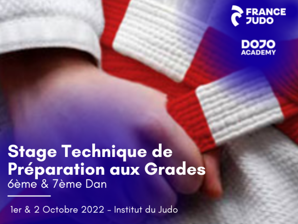 Image de l'actu 'Stage de Préparation aux Grades - 6ème et 7ème DAN à l'Institut de Judo'