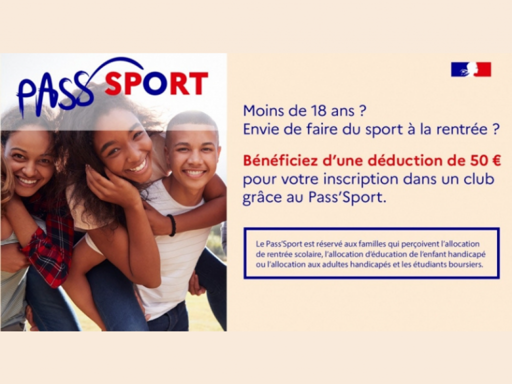 Image de l'actu 'Le PASS SPORT renouvelé pour la saison 2022/2023 !'