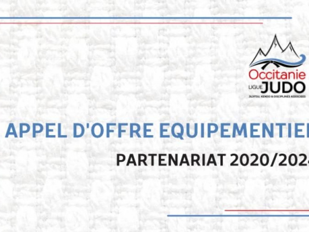 Image de l'actu 'Appel d'offre Equipementier - Olympiade 2020/2024'