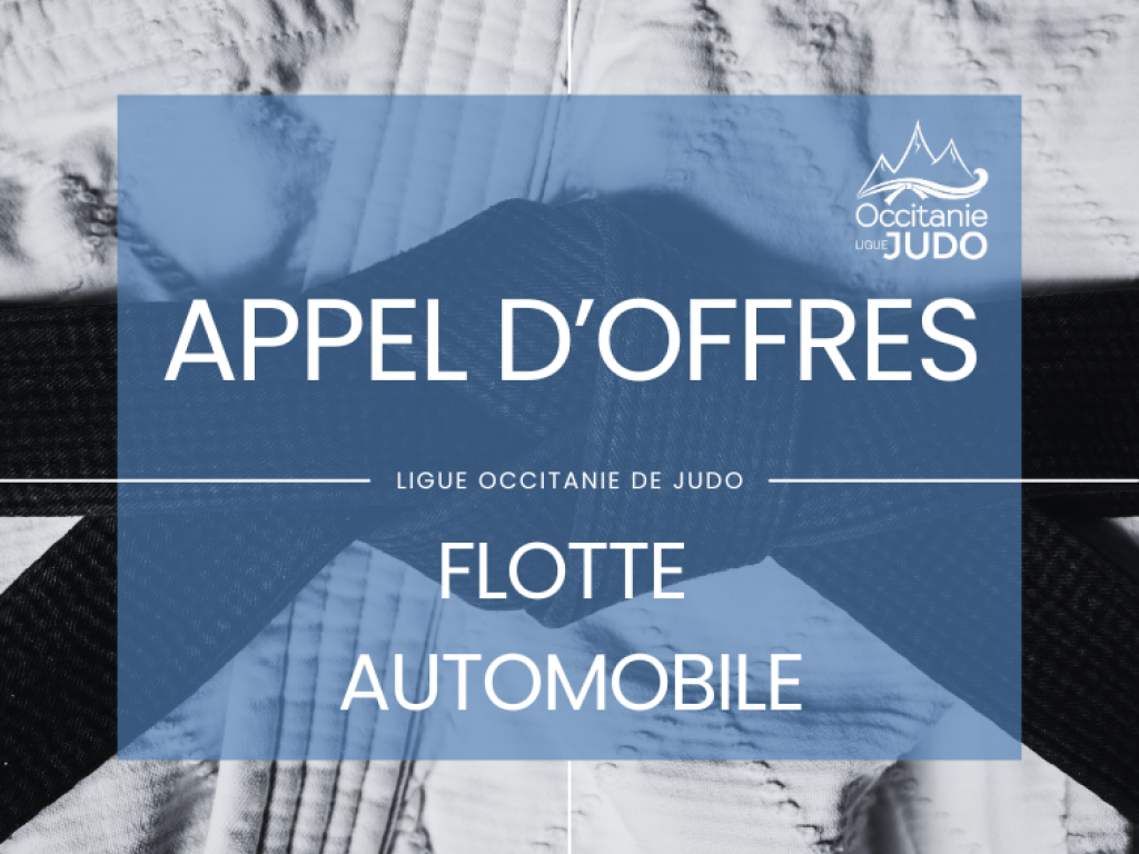 Image de l'actu 'Appel d’offres – Flotte automobile de la Ligue de Judo Occitanie'