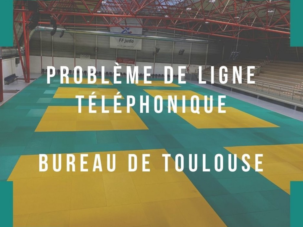 Image de l'actu 'Problème Téléphonique Ligue - Bureaux de Toulouse'