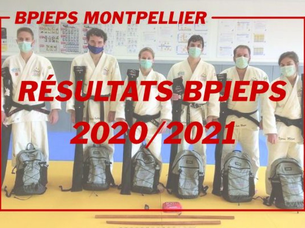 Image de l'actu 'Résultats du BPJEPS Montpellier 2020/2021'