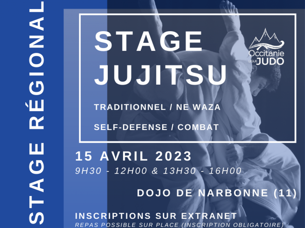 Image de l'actu 'Stage Régional Jujitsu & Ne Waza - Narbonne 15 Avril 2023'