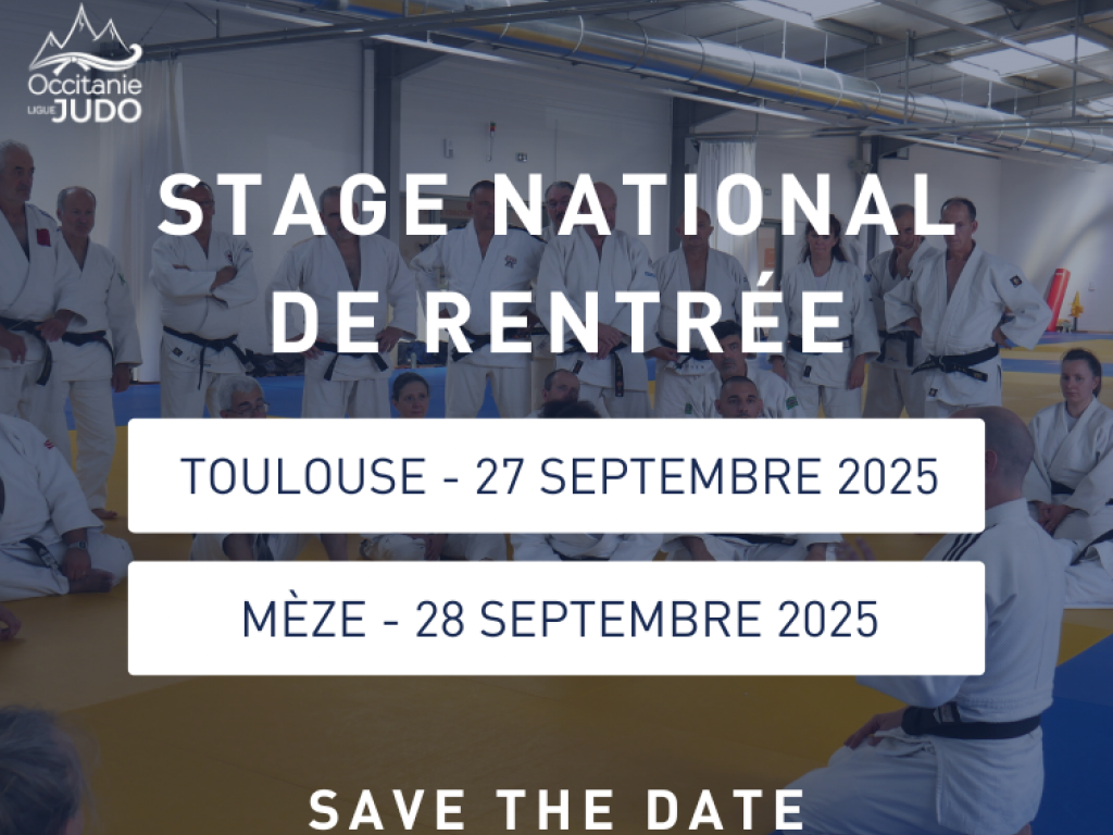Image de l'actu 'Stage National de Rentrée 2025 : à vos agendas !'