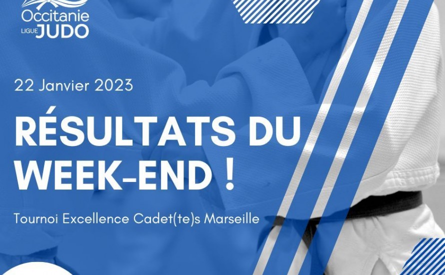 Résultats du week-end - 22 janvier 2023 - Tournoi Excellence de Marseille