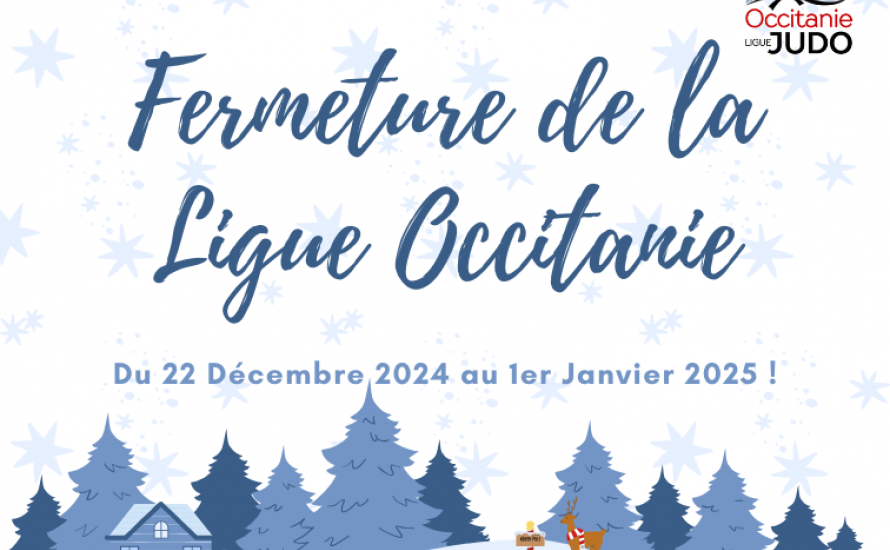 Fermeture de la Ligue : Congés d'hiver !