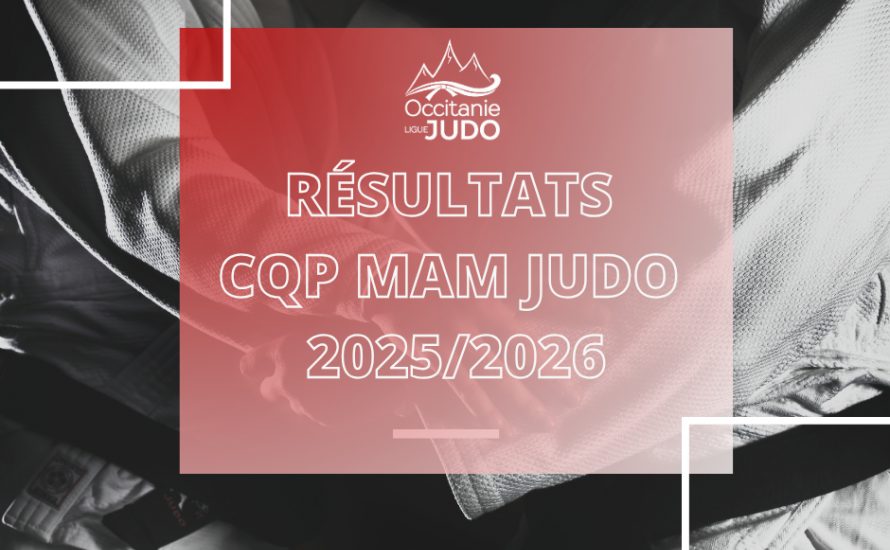 Félicitations aux nouveaux diplômés du CQP MAM Judo !