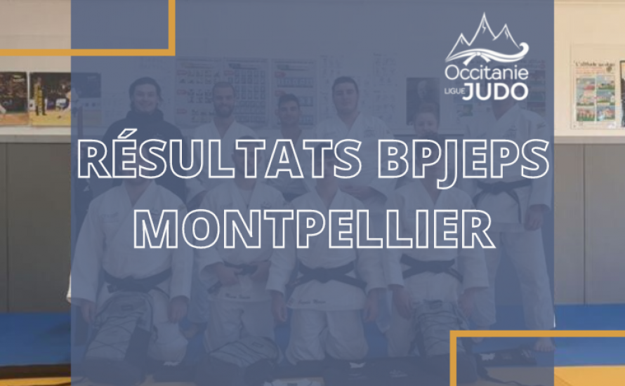 Résultats BPJEPS Montpellier 2022/2023 !
